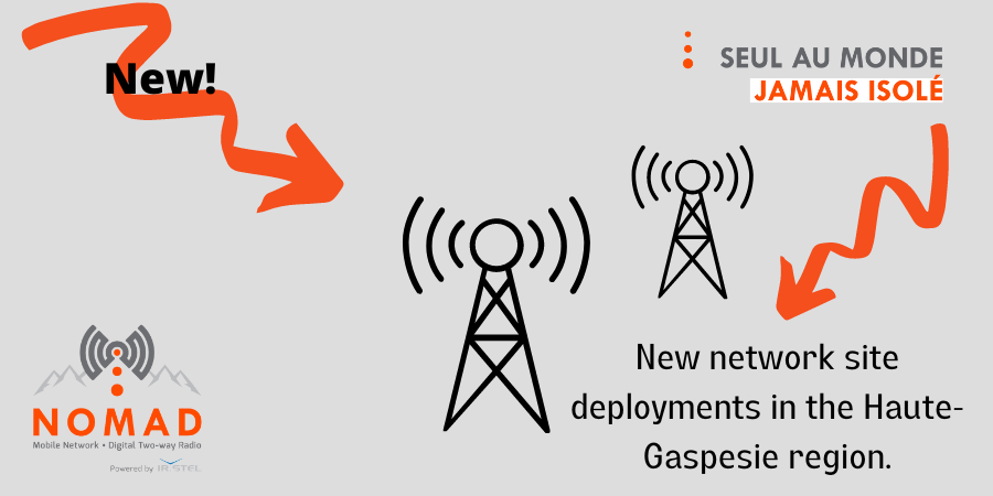 Important improvements to our radiocommunication services in the Haute-Gaspesie region