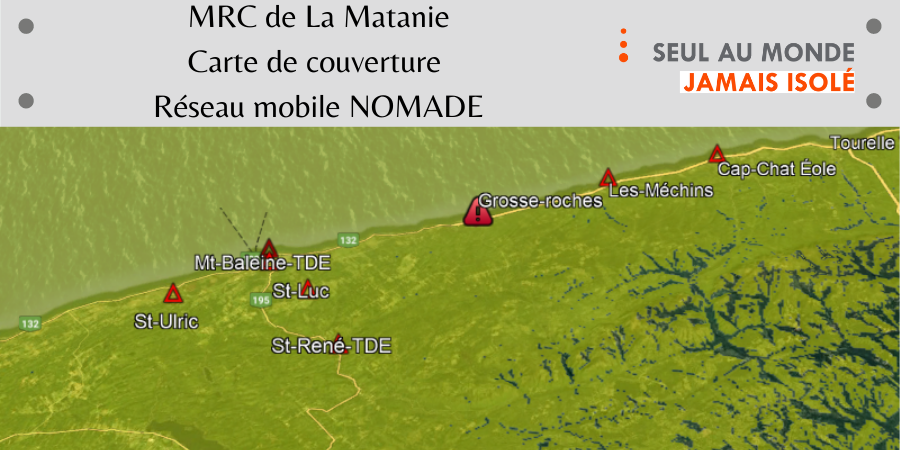 Zoom sur la MRC de La Matanie